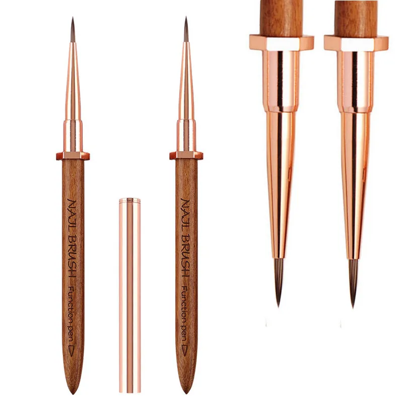 แปรงเพ้นท์เล็บแบบมีด้ามจับ 1/4 ชิ้น แปรงเจลเพ้นท์เล็บ แปรงทาสีเจลเพ้นท์เล็บ แปรงวาดลาย