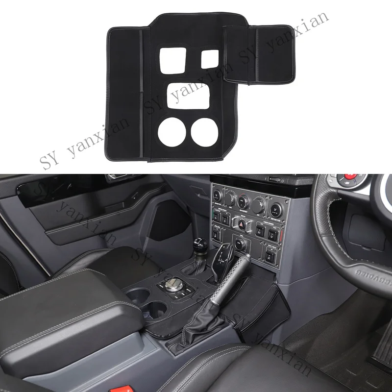 

SY+ RHD Black Leather Gear Console Panel Trim Cove For INEOS Grenadier 2020+