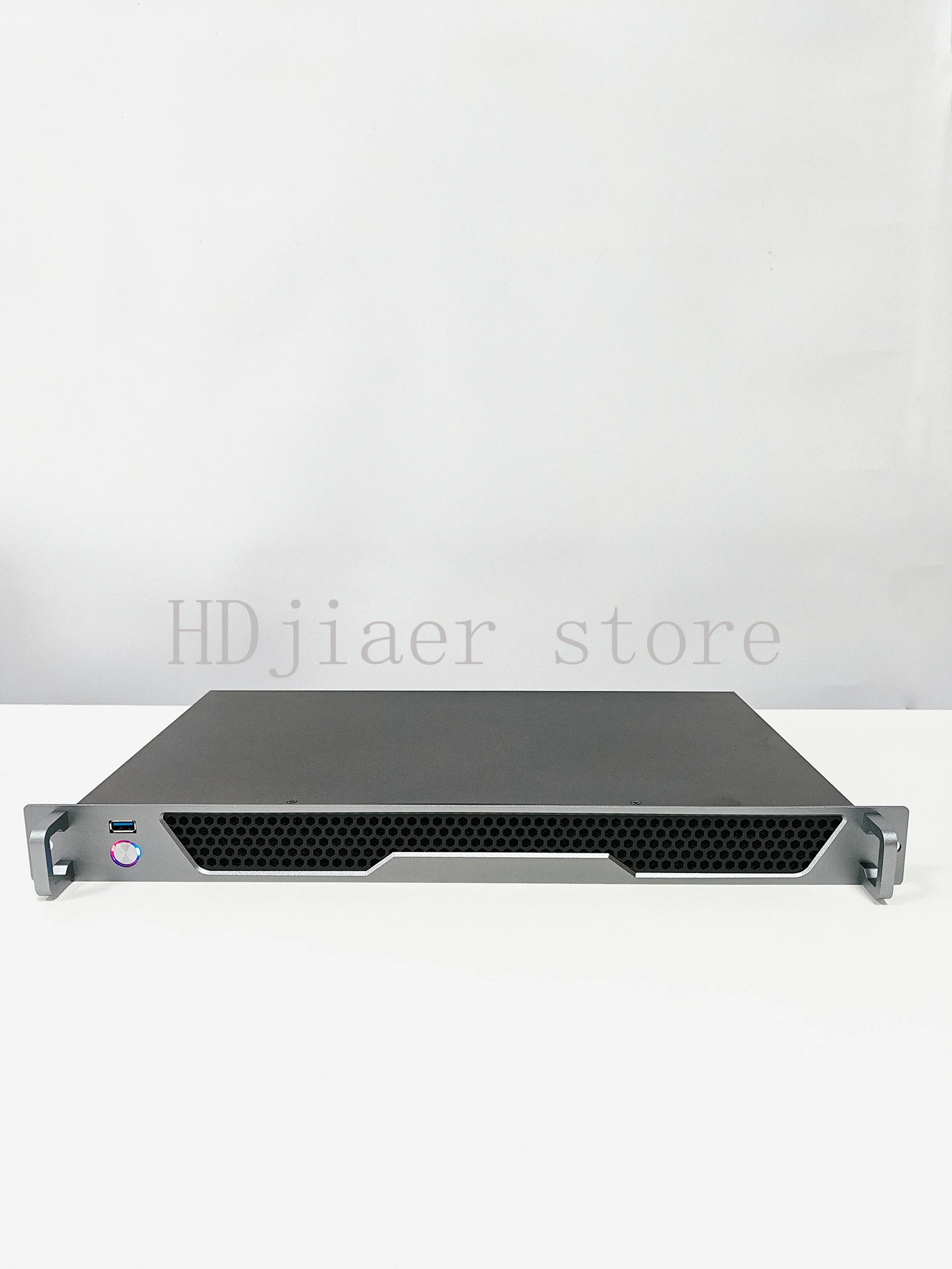 

1U industrial control chassis short 250 deep aluminum panel itx main board 170 * 170 firewall monitoring rack server
