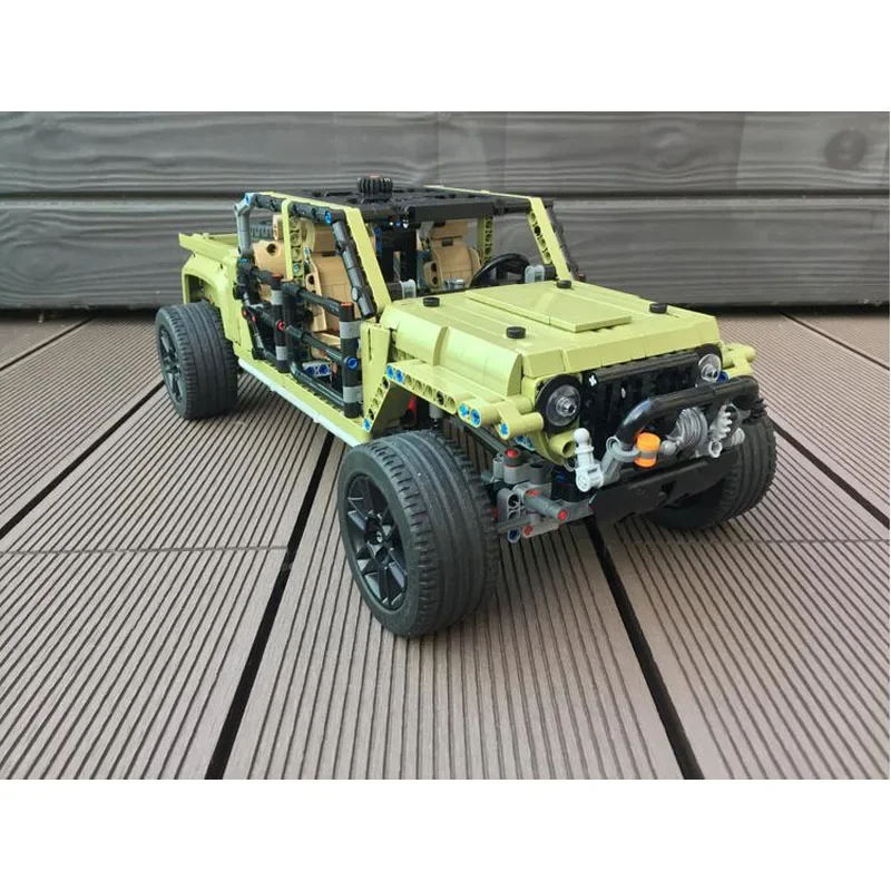 C Model Off-Road Racing Car 42110 MOC-81354 Wild Racing Car, 1855-Piece Assembly Building Toy Model, DIY Gift view 5