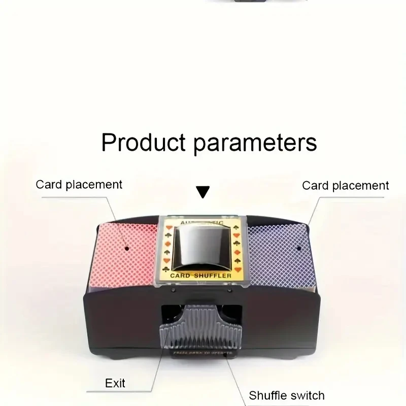 Professionele automatische kaartenschudder voor speciale dekspellen voor bordspel Duurzame plastic poker- en kaartmixer voor familiespel