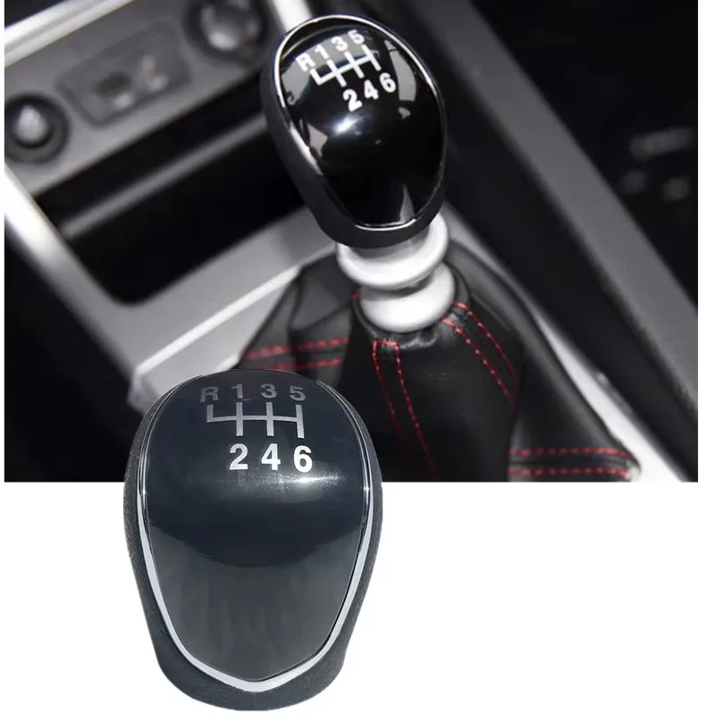 Leder-Schaltknauf 6-Gang für JAC Refine S3 S5 S7 T6 T8 Handball-Schalthebel Schaltknauf Manueller Gangschaltkopf – Detail 1