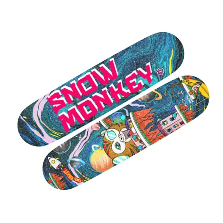 2024 Adult Various Colors Mixed Wood Jibs Blank Training Snowboards Made In China