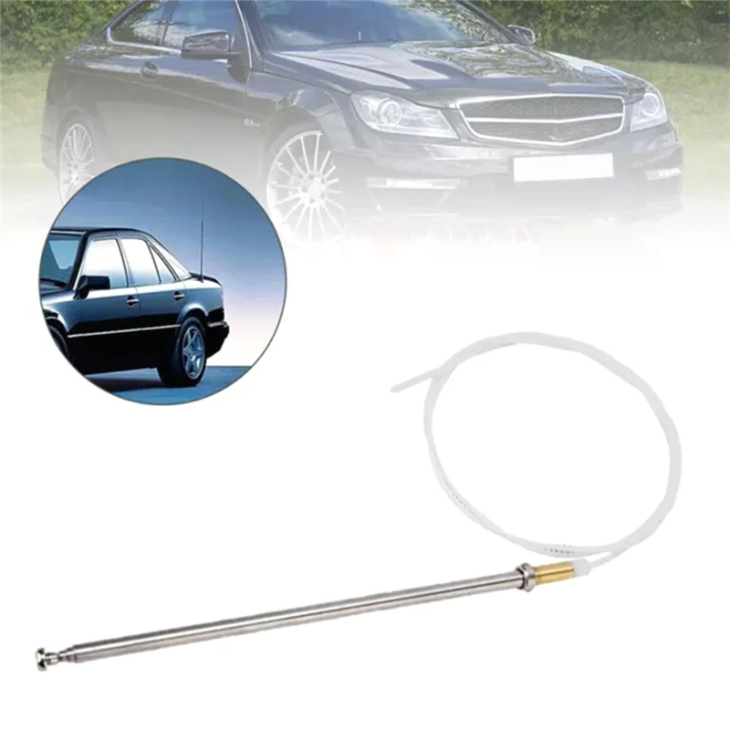 Automobile Telescopic AM FM Radio Universal Antenna For W124 W126 W201 C107 R107 Antenna Mast 2018270001-ABQF