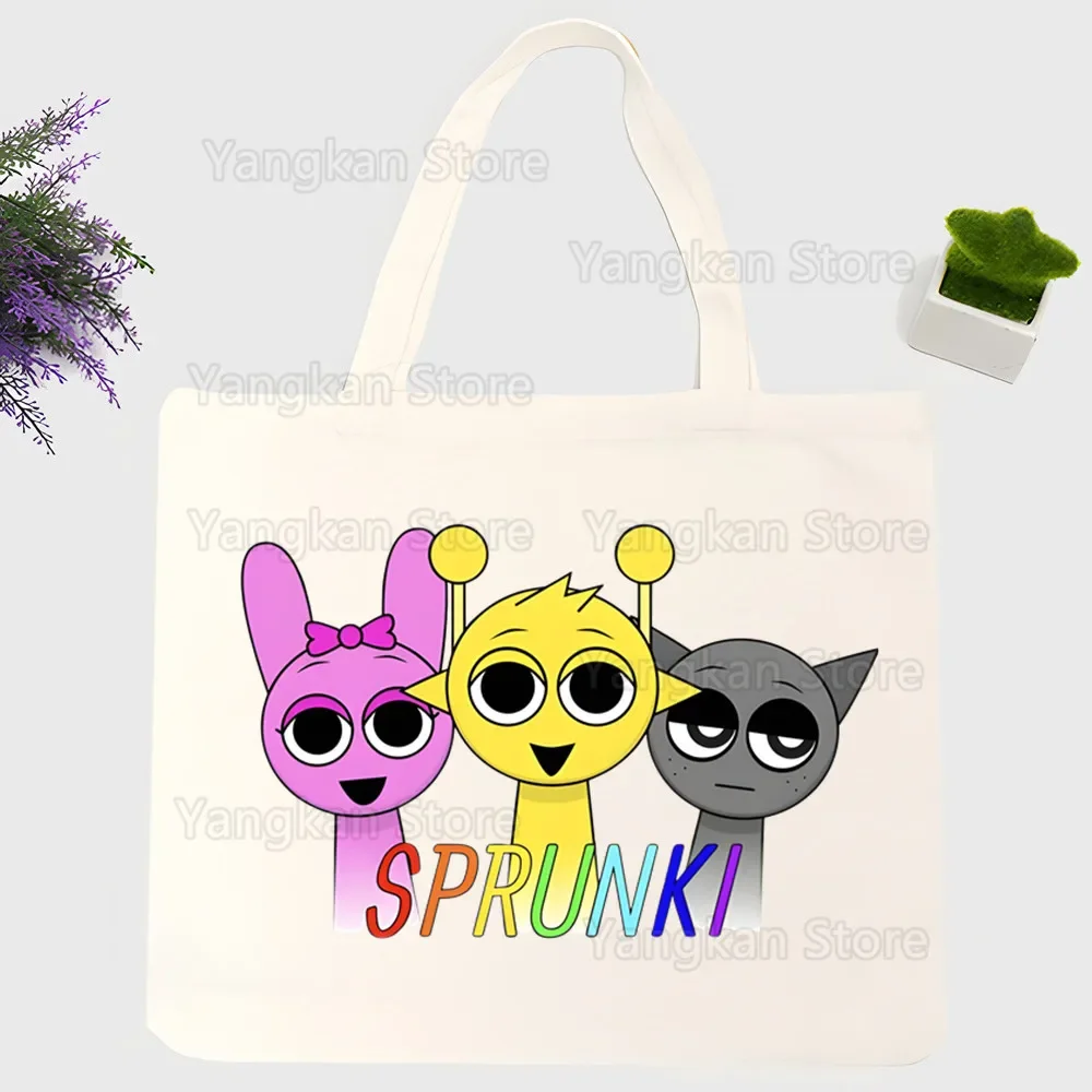 

Sakamoto Days Reusable Picnic bag Women Canvas Tote Bags Printing Eco Bag Cartoon Shopper Shoulder Bags