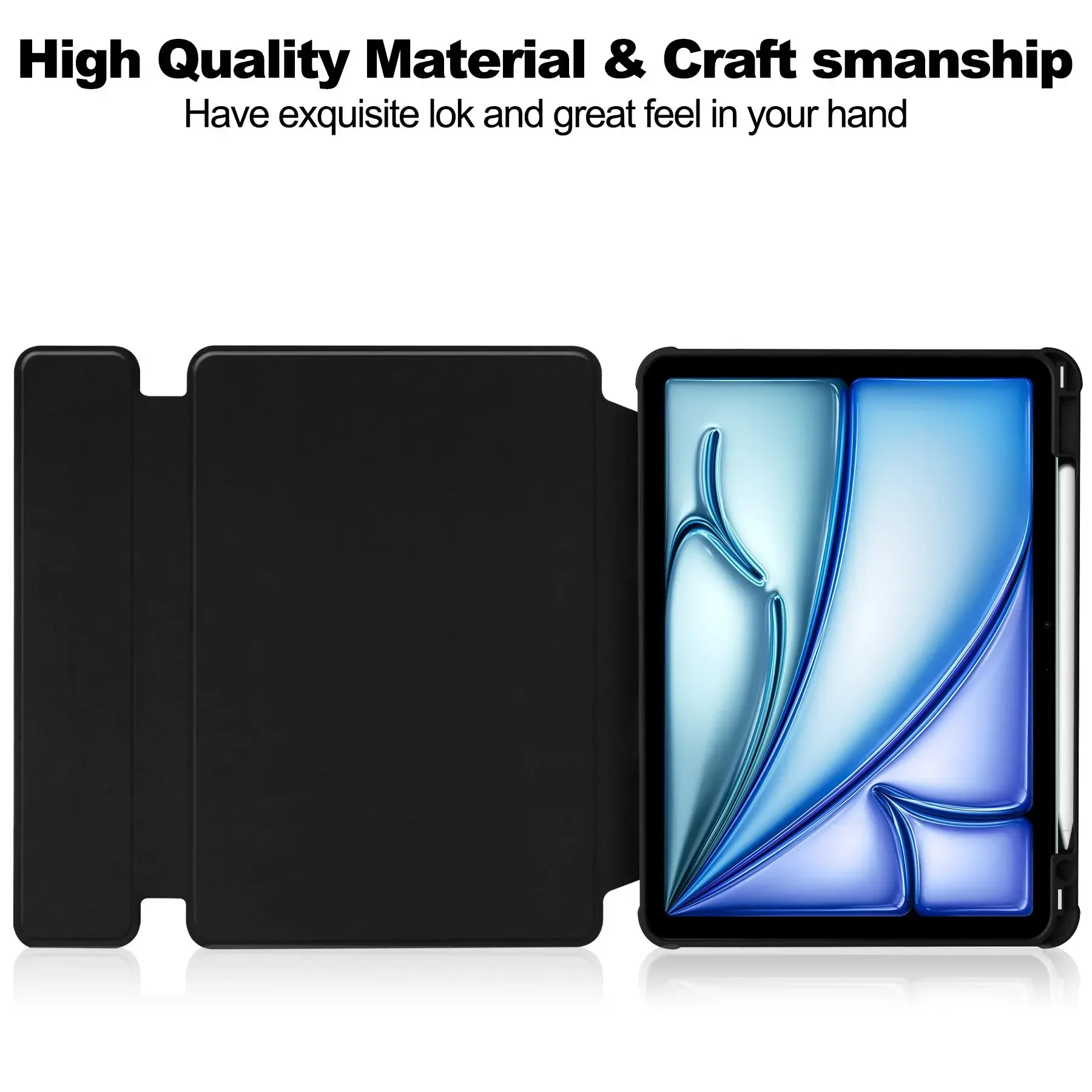 For Lenovo Xiaoxin Pad 2024 TB331FC/ Tab M11 Tablet Case 360 Rotation cover Acrylic stand with Pencil Holder Auto-sleep function