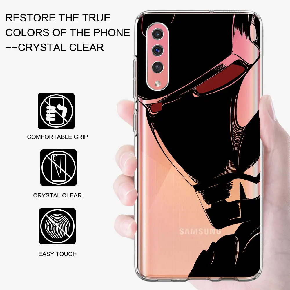 Marvel Super hero Case for Samsung Galaxy A40 A6 A04s A20s A50 A50s A04 A20e A30s A7 A8 A9 Plus A03s A70 TPU Soft Phone Cover