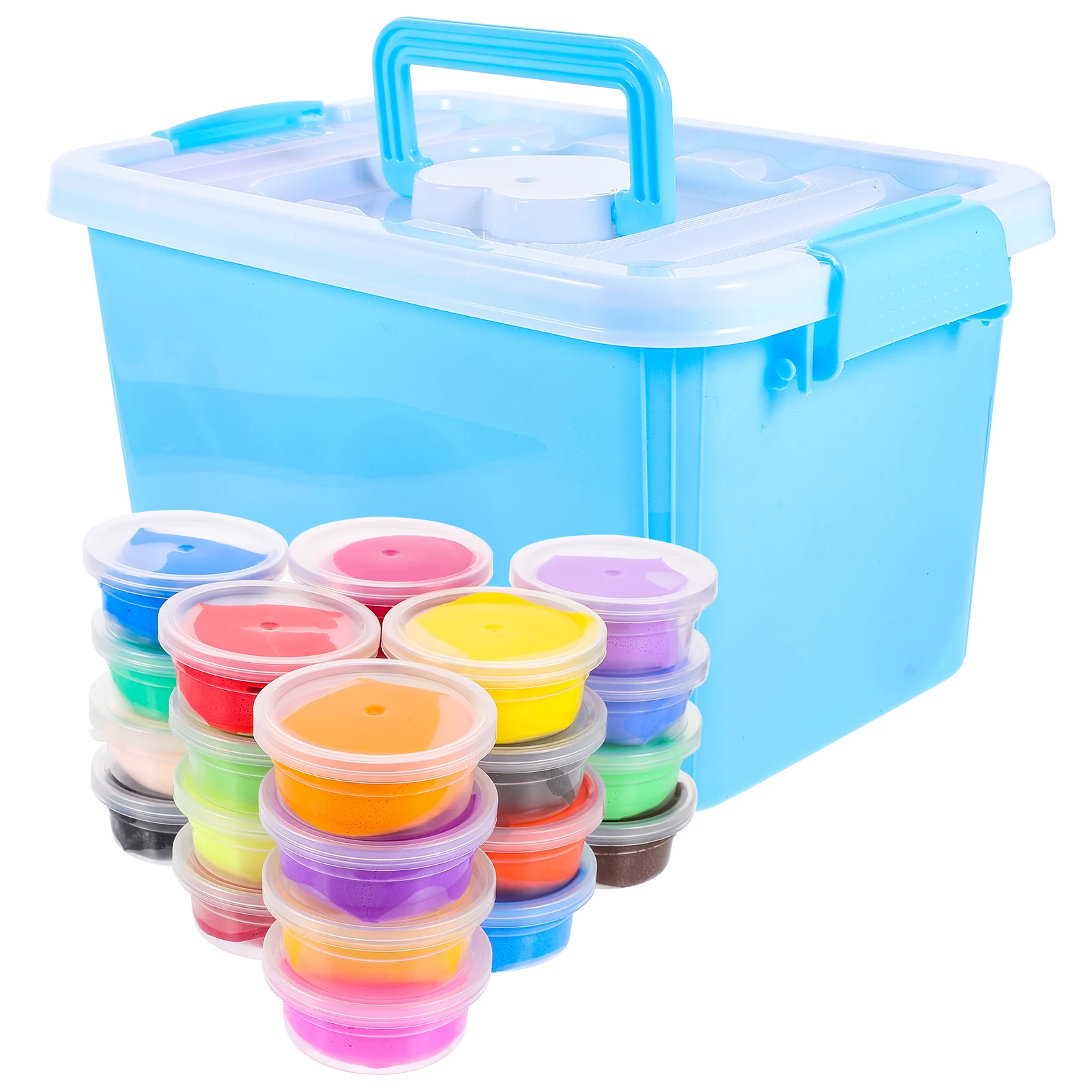 어린이용 24색 모델링 클레이 키트, 건조 클레이 세트, DIY 공예 도구, 어린이 교육용 장난감