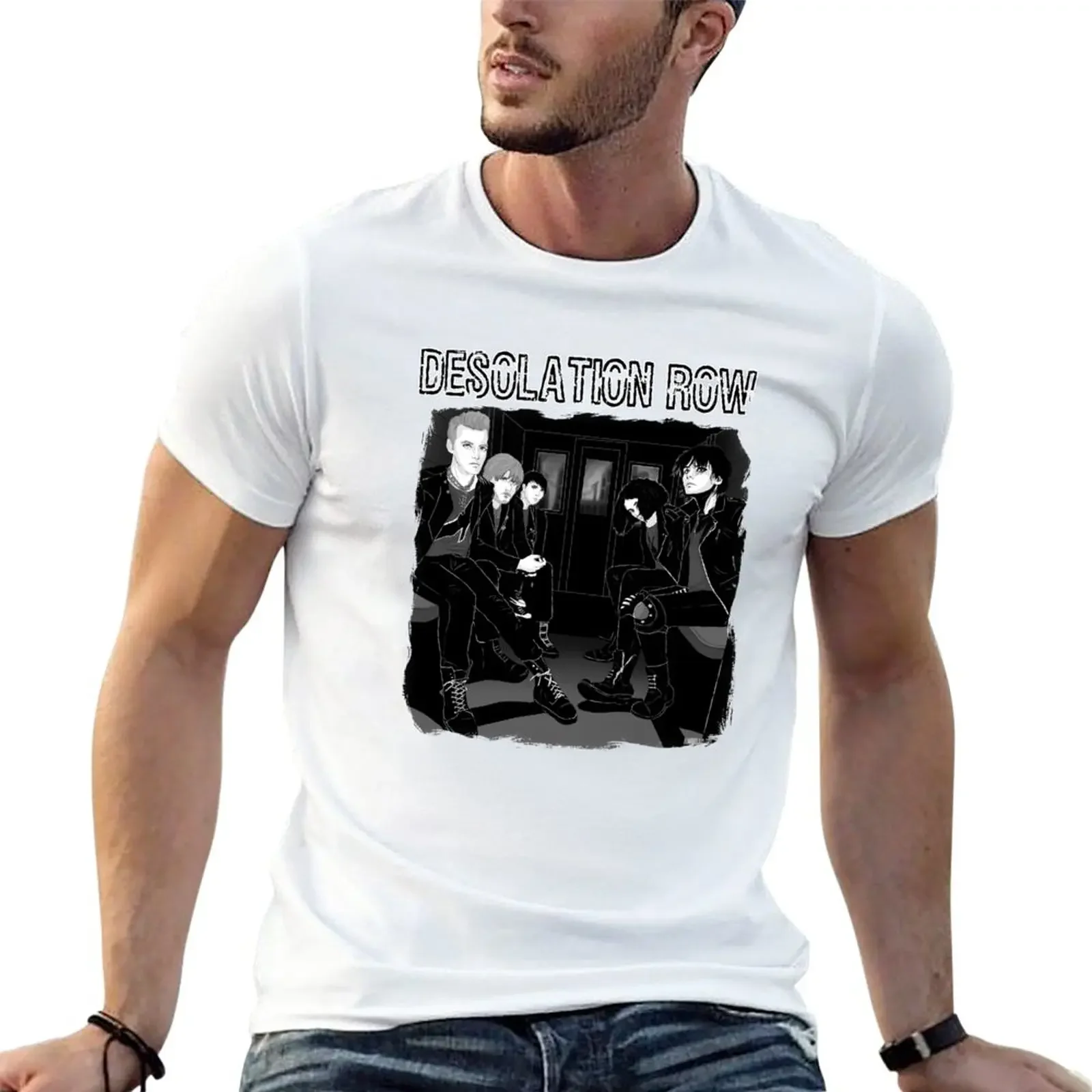 MCR Desolation Row T-Shirt oversized customs design your own summer clothes plain white t shirts men