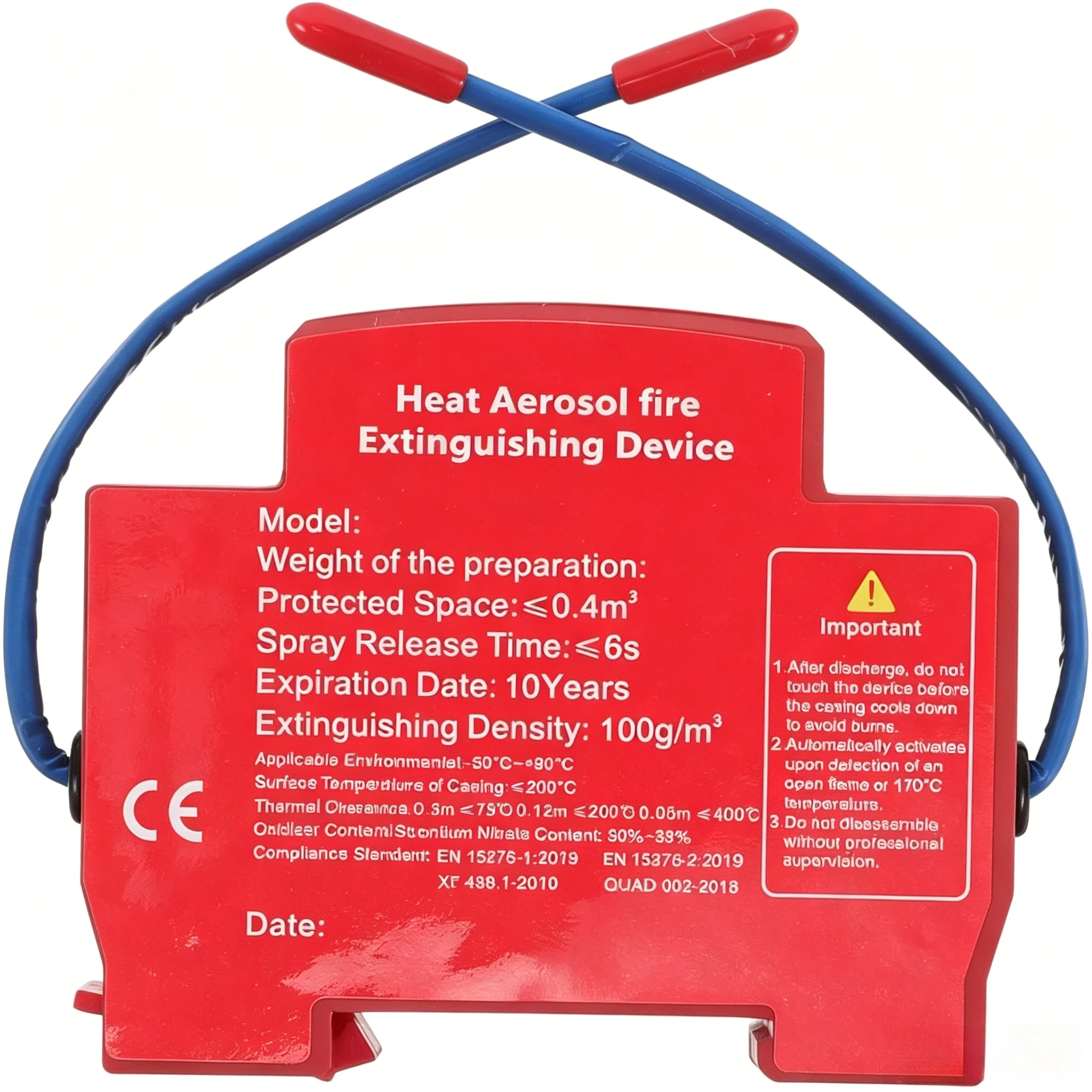 Fire Extinguisher Small - وحدة إطفاء حرارية صغيرة تعمل بالهواء