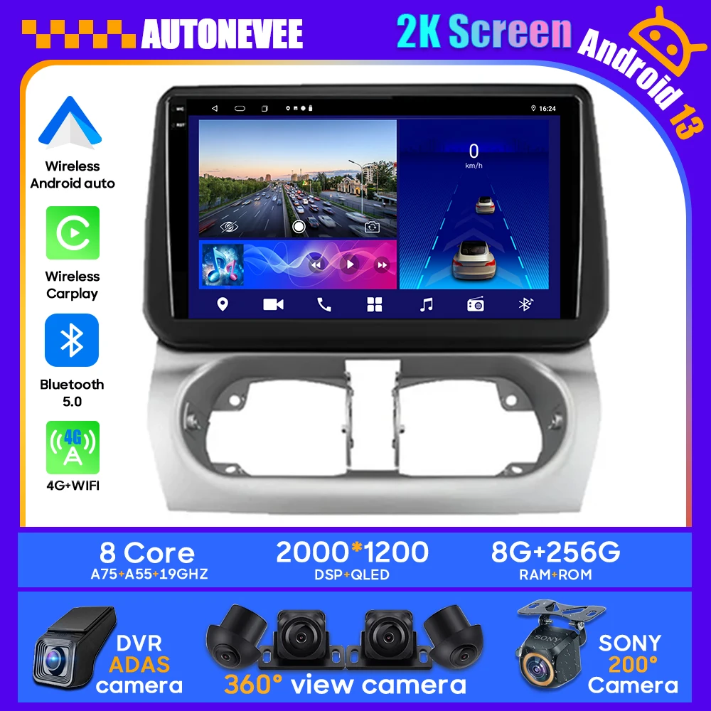 

Android 13 For Opel Combo Corsa Tigra 2001-2011 4G BT Car Radio Stereo Unit Multimedia Player GPS Wireless Carplay Android Auto