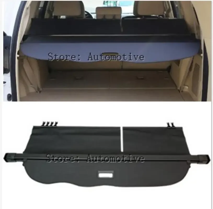 

Car Rear Trunk Security Shield Shade Cargo Cover For Jeep Patriot 2011 2012 2013 2014 2015 2016 2017 (Black beige)