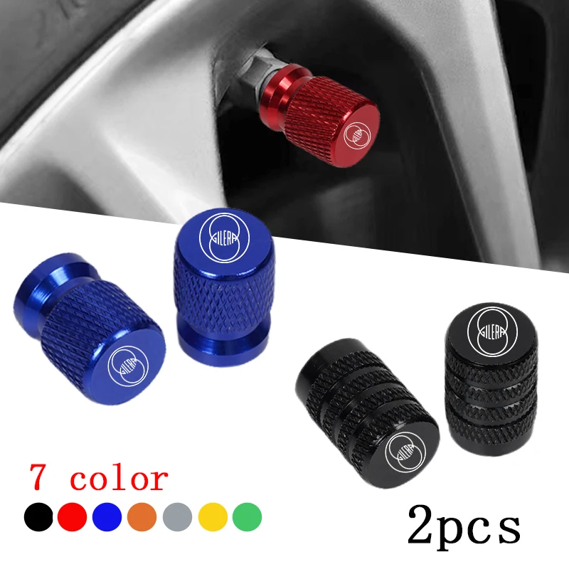 Motorcycle Wheel Tire Valve Caps Accessories For Gilera GP800 Gp 800 Fuoco Nexus 500 Runner 50 125 200 2PCS