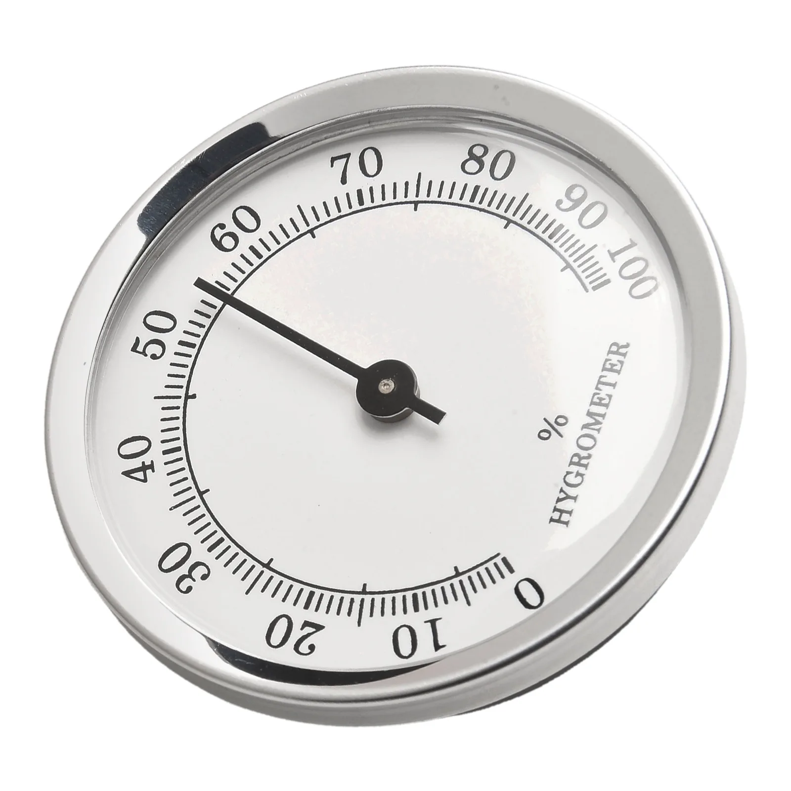 

Humidity Control 57mm Hygrometer Adjustable Humidity Monitor Aluminum Alloy Hygrometer Installation Method Hanging