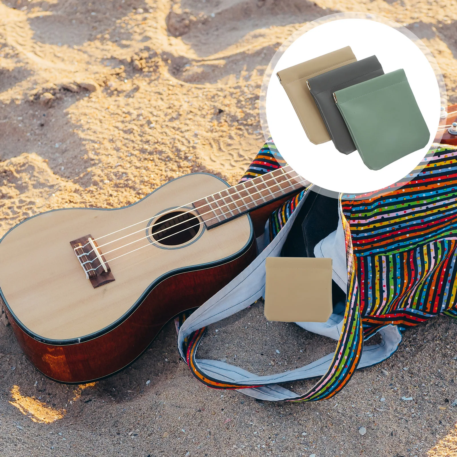 

3pcs Travel Makeup Portable Cosmetics Small Makeup Pouch Lightweight Skincare Organizer Compact Toiletries Bag Durable