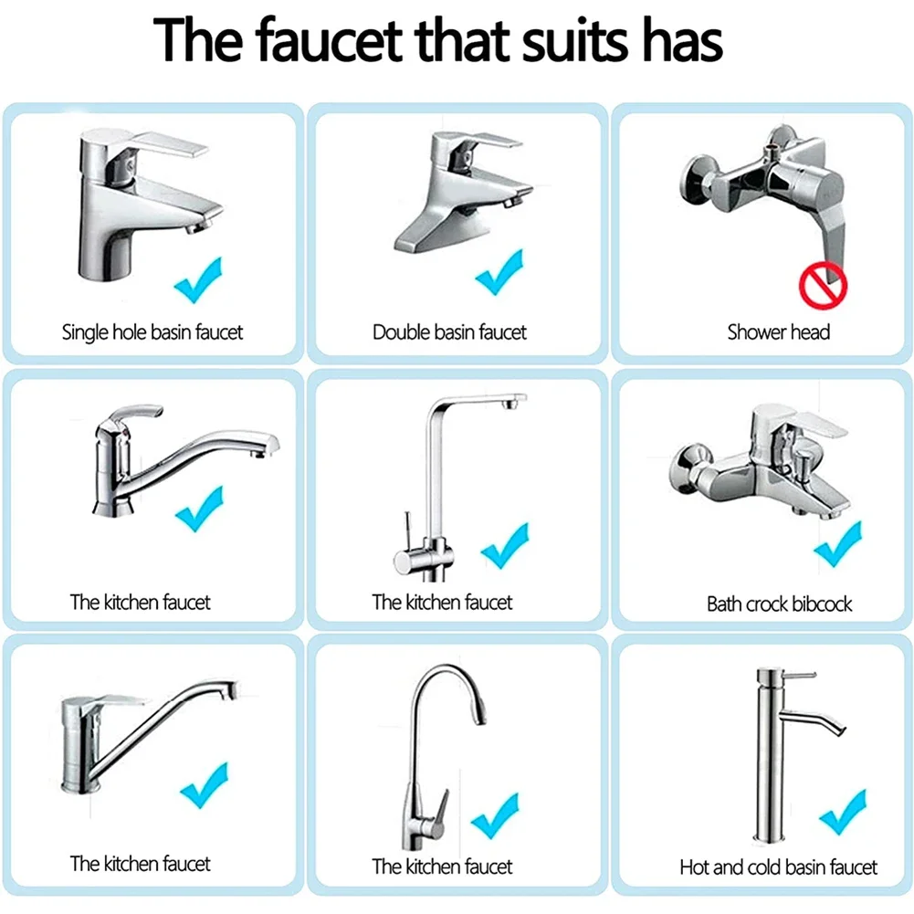 Water Saving Faucet Aerator Replaceable Filter Bathroom Faucet Accessories Kitchen Faucet Aerator Mixed Nozzle M24
