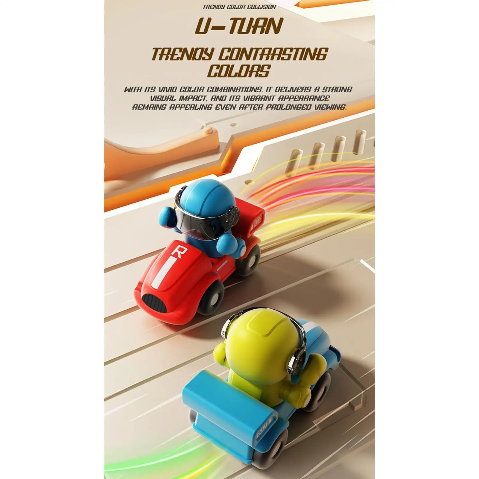 Motion Sensing Racing Game Interactive Two-Player Toy Track Racing Board Game For Kids Ages 3 Adults School Holiday Birthday