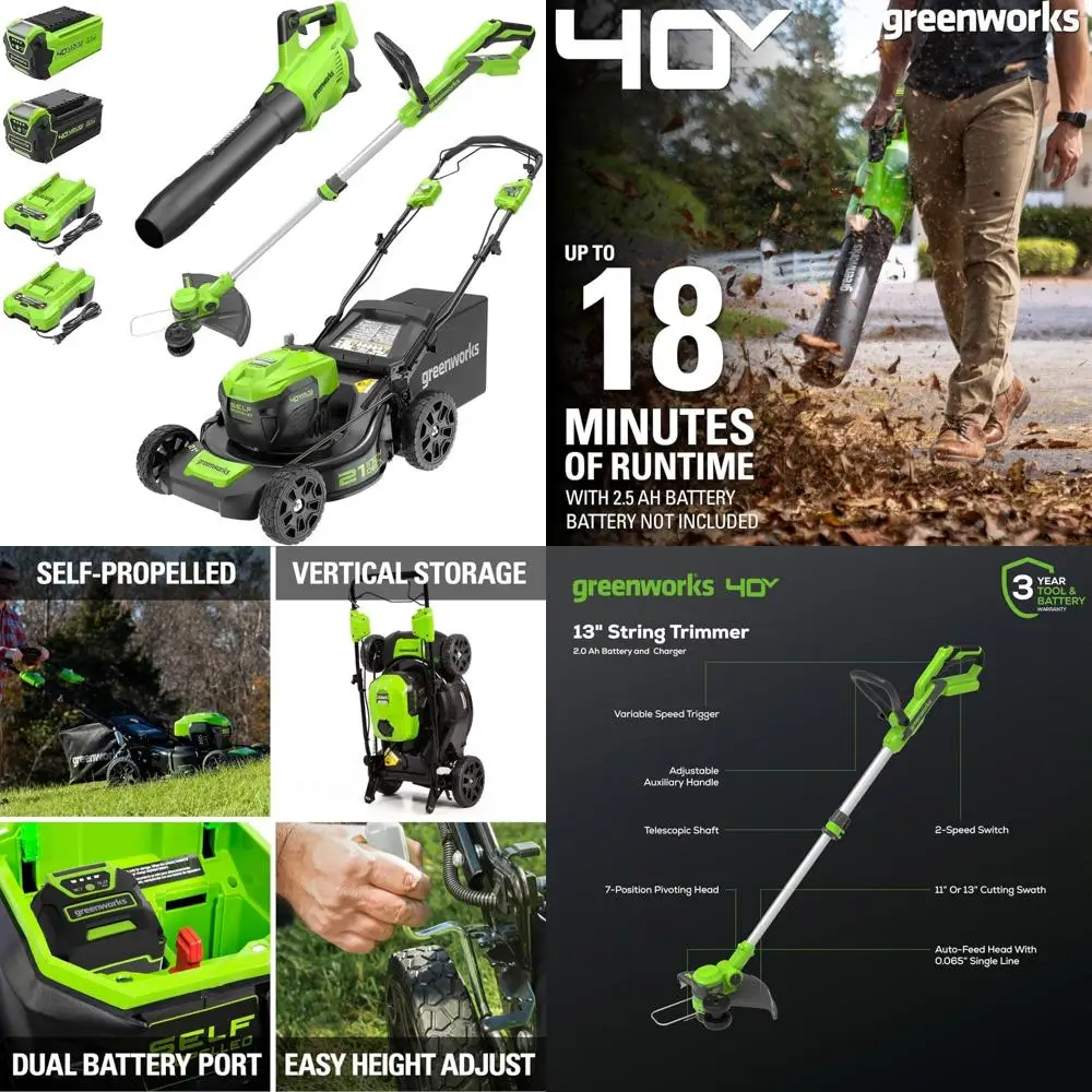 Greenworks 40V 21 S…