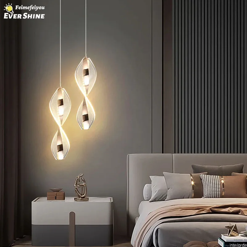 

Lustre Nordic LED Pendant Lamp Hanging Lamps For Ceiling Interior Living Lighting Bedroom Bedside Home Decoration Pendant Light