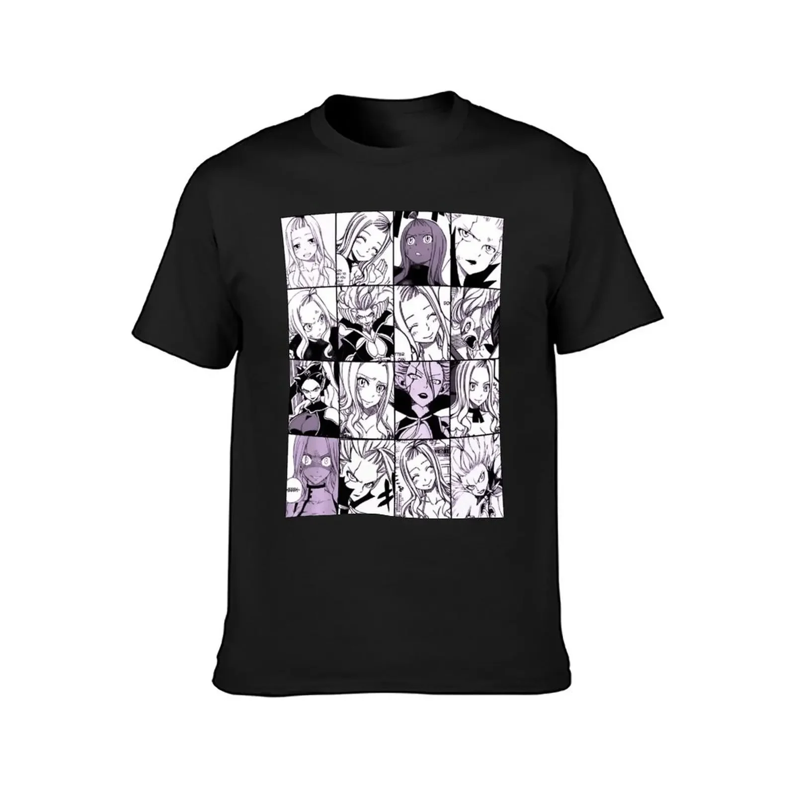 Mirajane- collage color version T-Shirt sublime Aesthetic clothing summer top oversized Short sleeve tee men