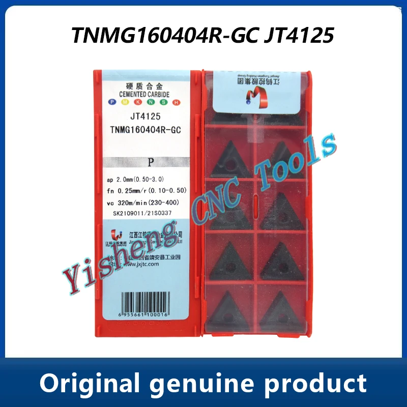 

JXTC TNMG160404R-GC TNMG160408R-GC JT1025 JT4025 JT4125 JT1225 JT4625 JT4225 Треугольные токарные лезвия с ЧПУ
