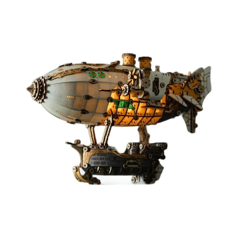 

Airship 3d three-dimensional puzzle building block assembly model for boys over 8 years old birthday gift