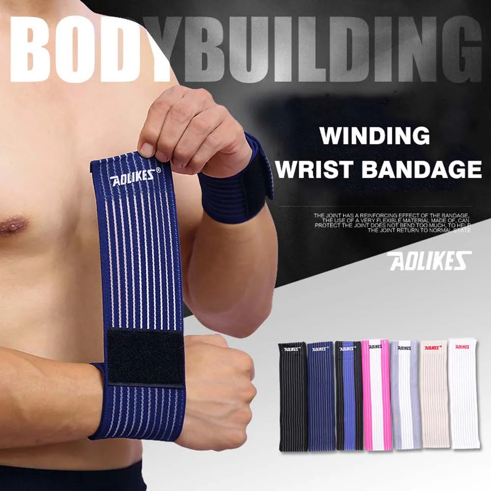 

Powerlifting 1PCS Sport Safety Accessories Carpal Tunnel Fitness Hand Support Elastic Bandage Wristband Wrist Brace Wrist Wrap