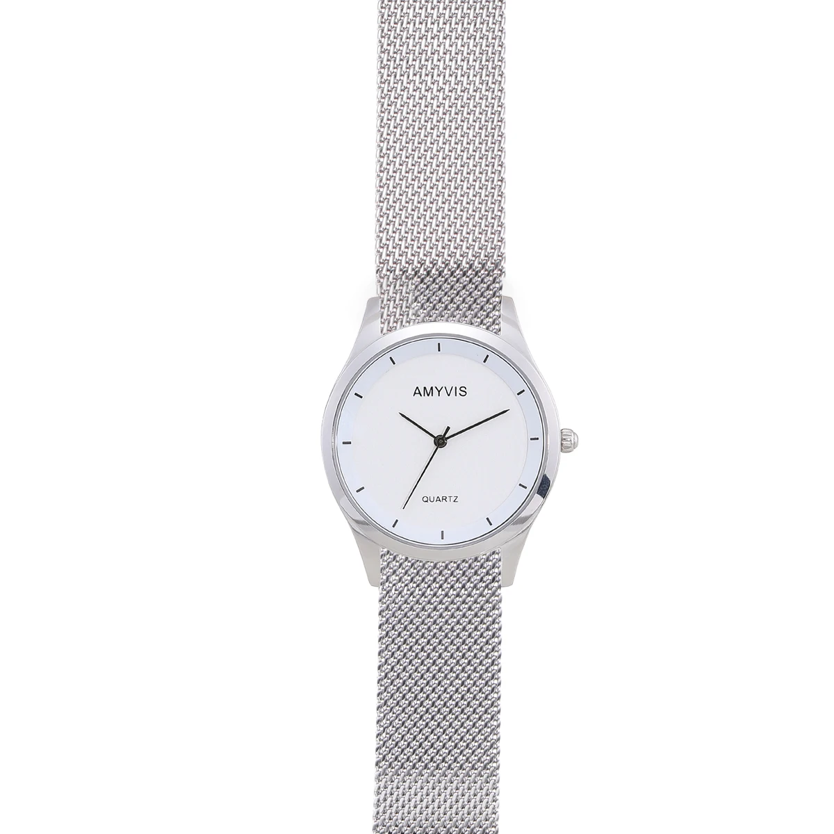 

22mm Shark Mesh Stainless Steel Watchband Strap Folding Clasp Design Comfortable Fashion Elegant Trendy