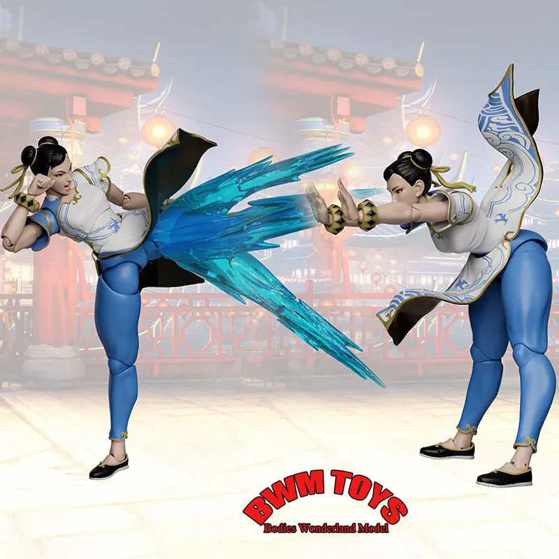 

In Stock 52TOYS 1/12 Scale Female Soldier Fighting Girl Cheongsam Chunli With Replaceable Head 6'' Action Figure Doll Collection