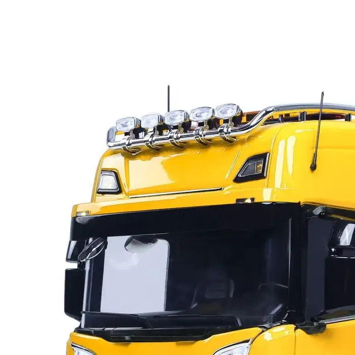 

6X6 770S 1/14 RC Tractor Truck Liftable Rear Axle Wheel Hub Reduction Differential Locks Hobbywing ESC Flysky ST8 Light System