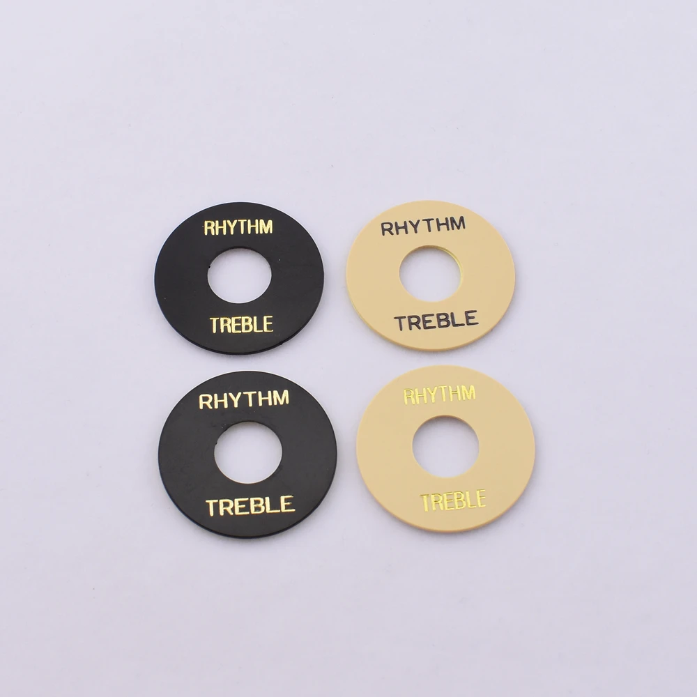 1 Piece Original Epi-phone 3 Way Toggle Switch Round Plate Rhythm / Treble Surround Ring Plate - Made in Korea