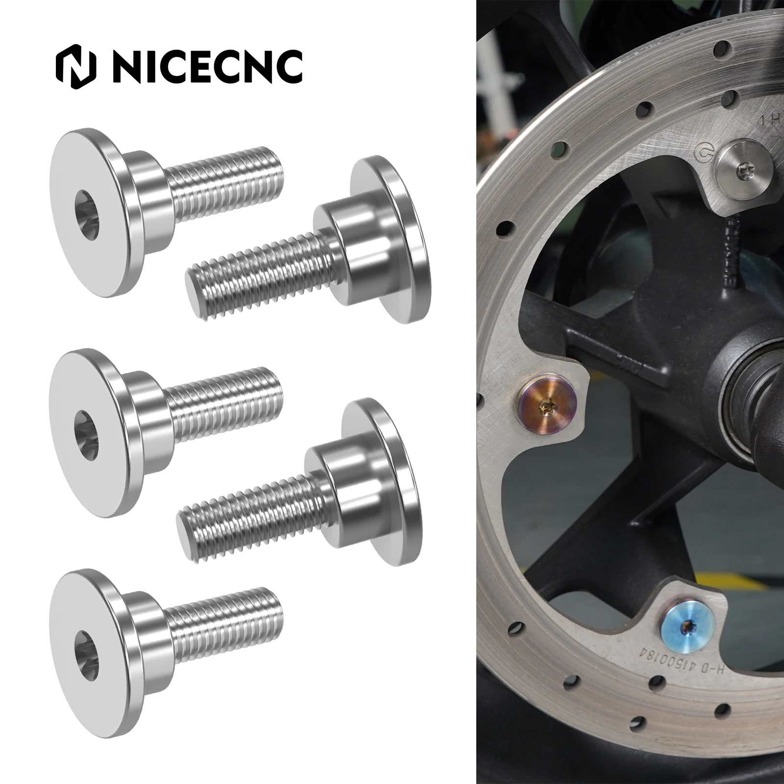 

Motorcycle Front Brake Rotor Disc Bolts Kit for Harley Pan America 1250/Special RA1250/S Sportster S RH1250S 2021 2022 2023 2024