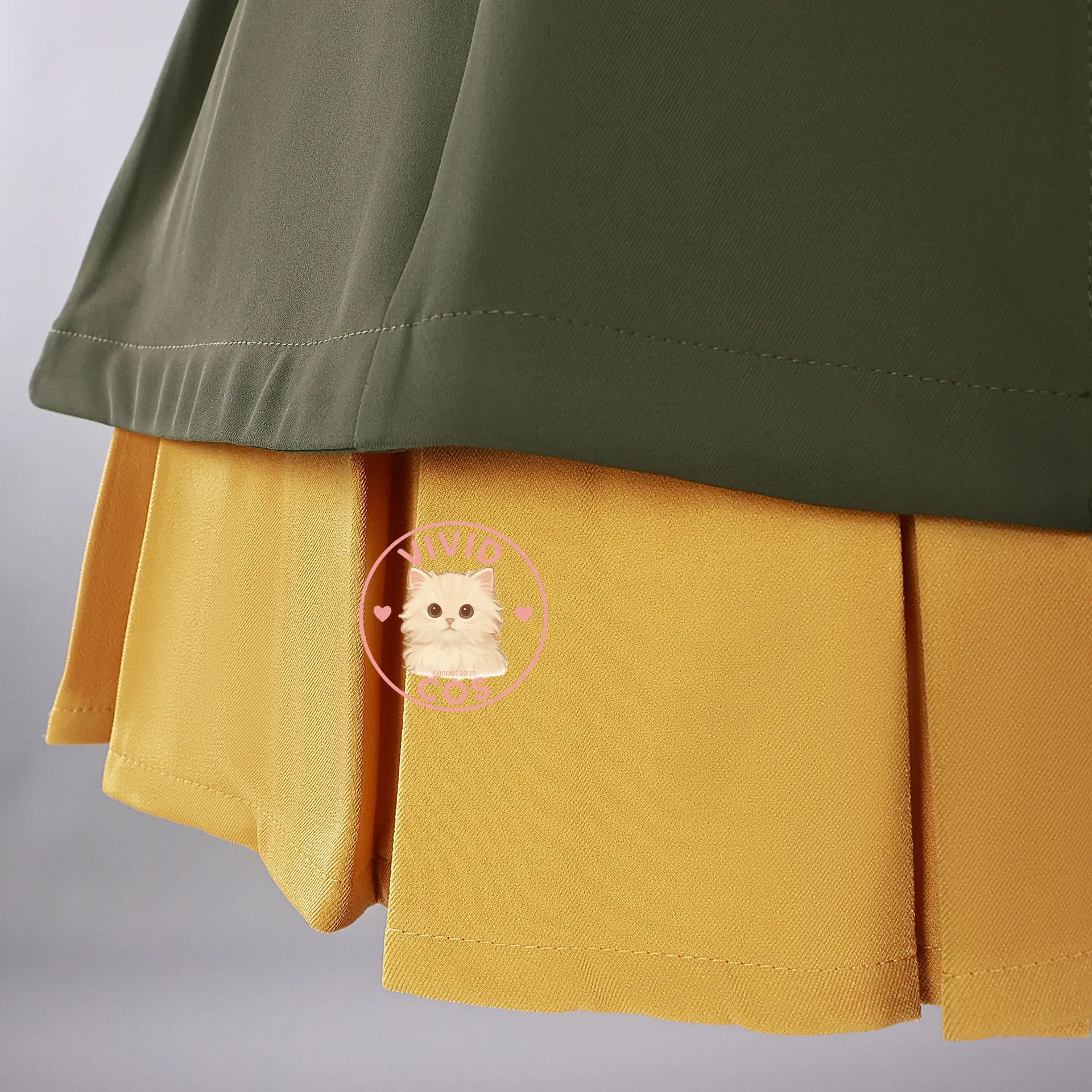 Anime Cardcaptor Sakura Cosplay Costume Sakura Kinomoto Role Play Daily Clothes Green Dress for Women Adult Halloween Party Suit