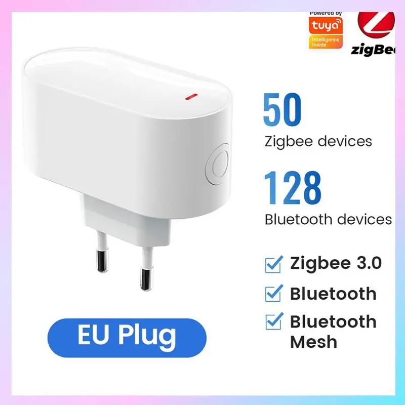 

T23C Tuya Zigbee BLE Mesh Gateway Smart Hub Дистанционное управление Многорежимный шлюз Smart Life Bluetooth-шлюз EU PLUG