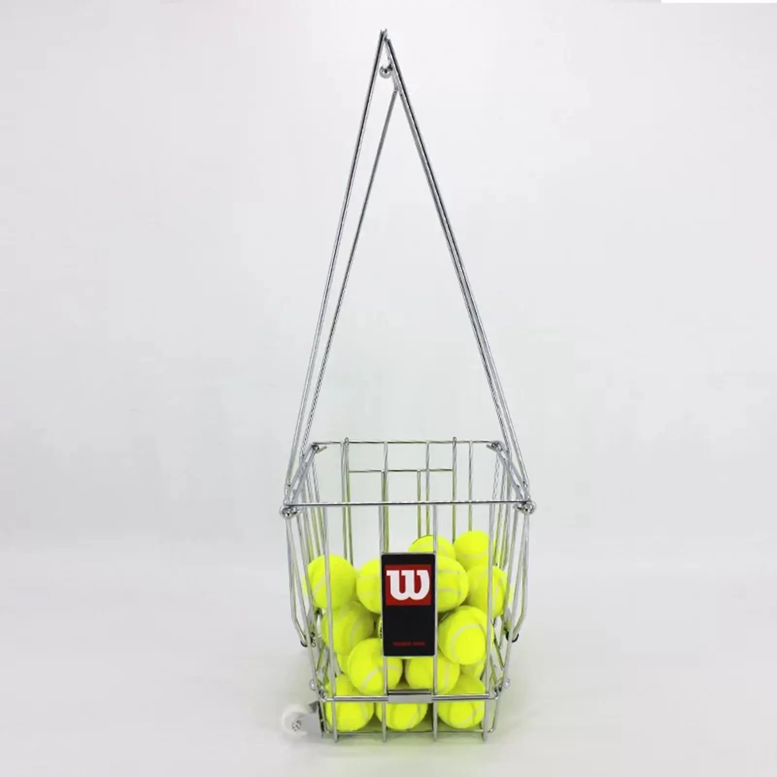 Tennis Ball Bin Storage Basket Picker Container Portable Tennis Ball Cart