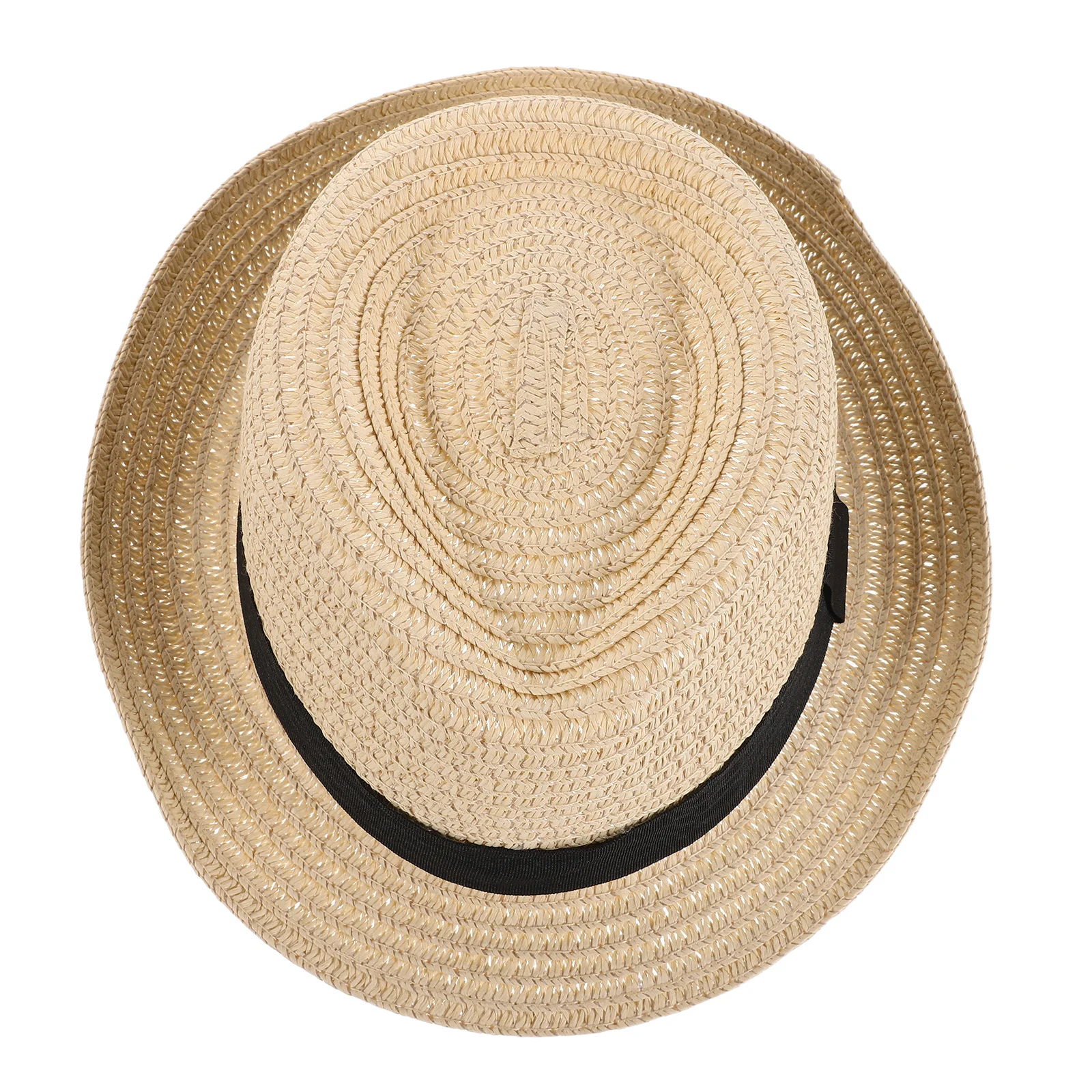 

Children Straw Hat Boys Breathable Design Adjustable Strap Toddler Beach Sun Hat Outdoor Beach Sun Hats