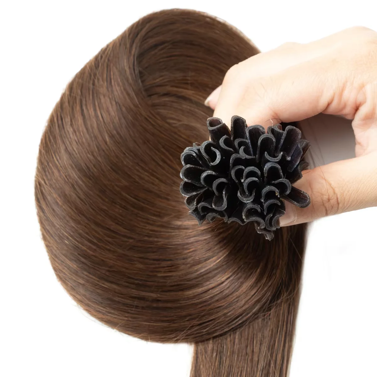 MRSHAIR Estensioni dei capelli Fusion con punta a U Bionda Estensioni naturali dei capelli umani reali Capsule per capelli alla cheratina da 1,5 cm 50 pezzi 30 g