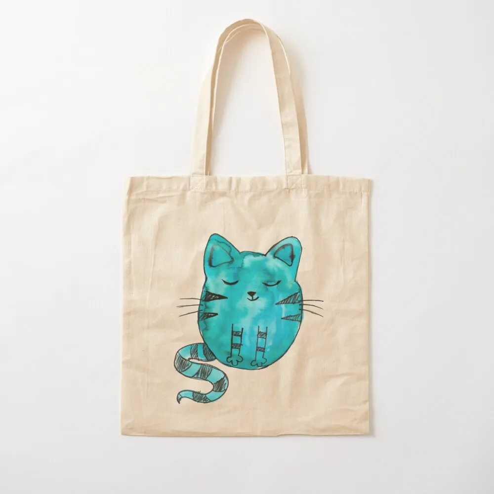 Blueberry Cat Tote Bag