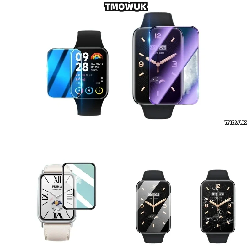 

For Xiaomi Band 4 5 6 7 8 9 10 Pro, Precision Cut PMMA Film, Ensures Maximum Clarity