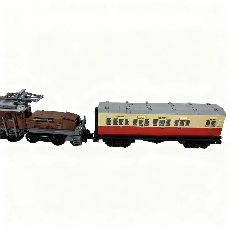 666pcs MOC British Railways Passenger Coach Train Model Building Blocks Construction Christmas Gifts Toys Education Kids Brick