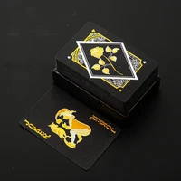 1PcsColor Black Gold Playing Card Game Card Group Waterproof Poker Suit Magic Dmagic Package Board Game Collection Entertainment 5