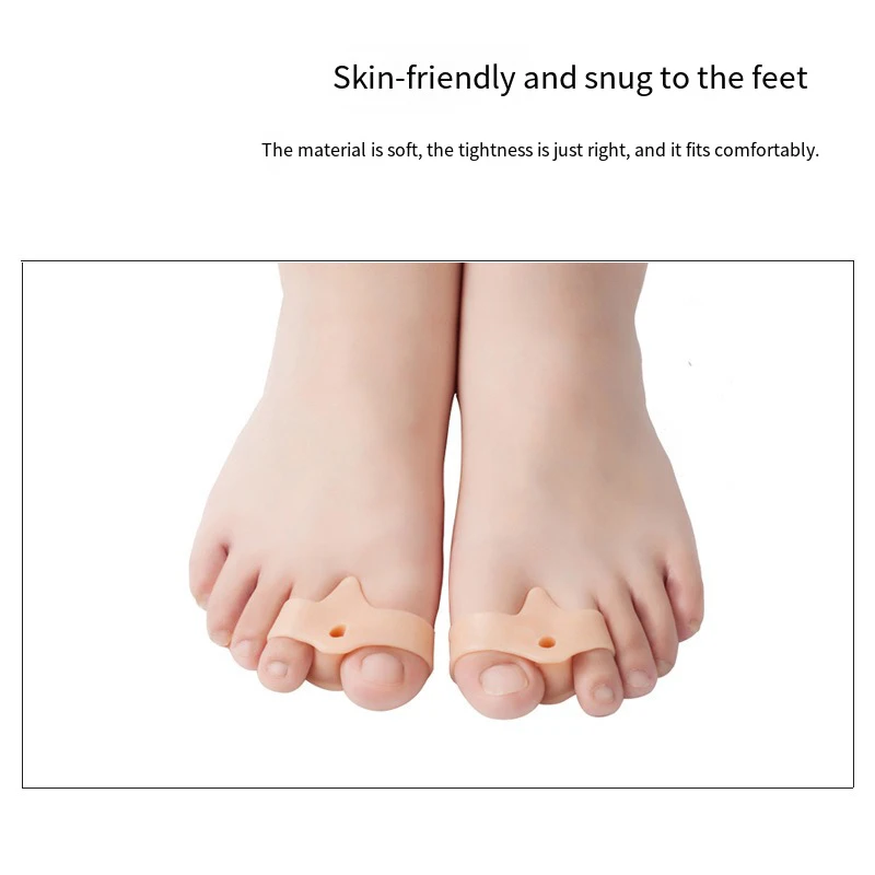Big Toe Straightener Thumb Valgus Protector Silikongel Fußfinger Zehenspreizer Bunion Adjuster Fußpolster Linderung Fußschmerzen – Detail 5
