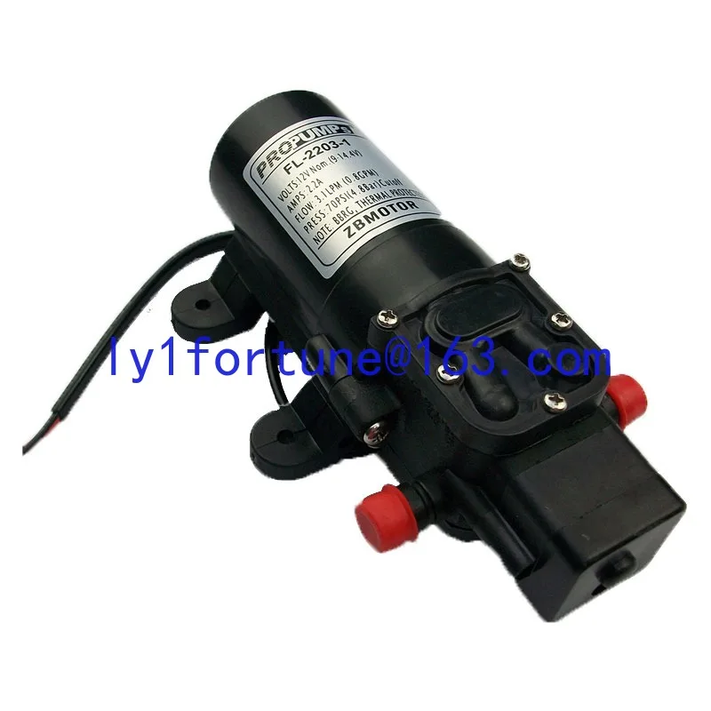 12V Self-Priming Pump Agricultural High Pressure Diaphragm DC Micro Water FL-2203-1 Sprayer Electric Water Pump for Farm Use