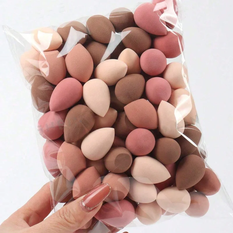 20/30/50/100Pcs Mini Beauty Blender Soft Micro Makeup Sponge Small Beauty Egg For Concealer Eyes BB Cream Detail Foundation Blen