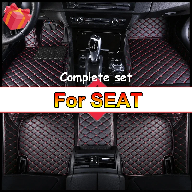 Car Floor Mats For SEAT Ateca Arona ibiza Leon Toledo Leon ST CUPRA Alhambra Exeo Car Accessories