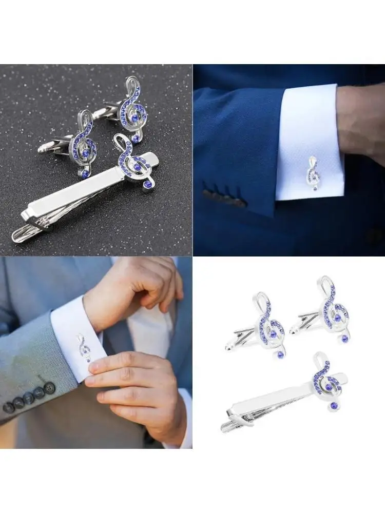 

652F Elegant Tie Bar Set New Trendy Plane Model Tie Clip Simple Fashion Tie Clip for Weddings Anniversaries