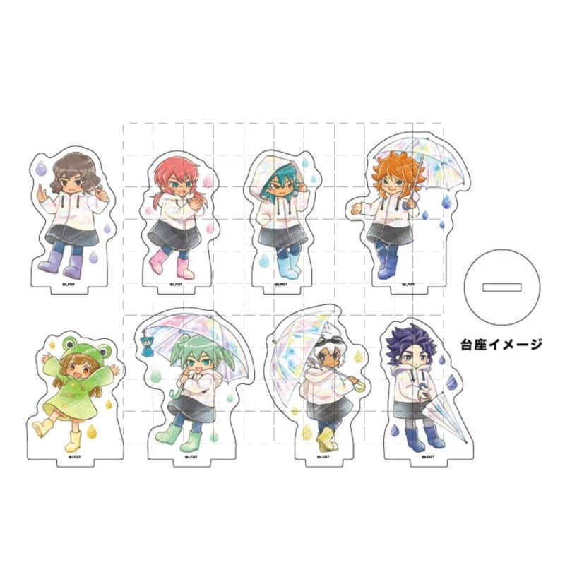 Game INAZUMA ELEVEN 11 Acrylic Stand Doll Anime Asuto Inamori Hiroto Kira Ryohei Haizaki Mini Figure Model Cosplay Toy Gift