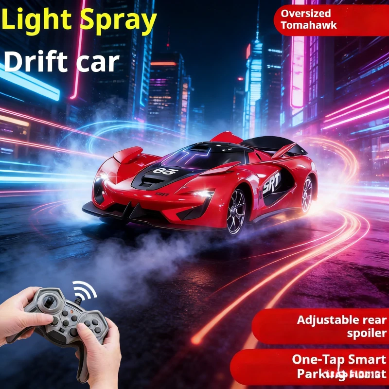 

️ 2026 New Model Driftable High-Speed RC Sports Car | Rechargeable Advanced Black Tech Racing Toy for Boys