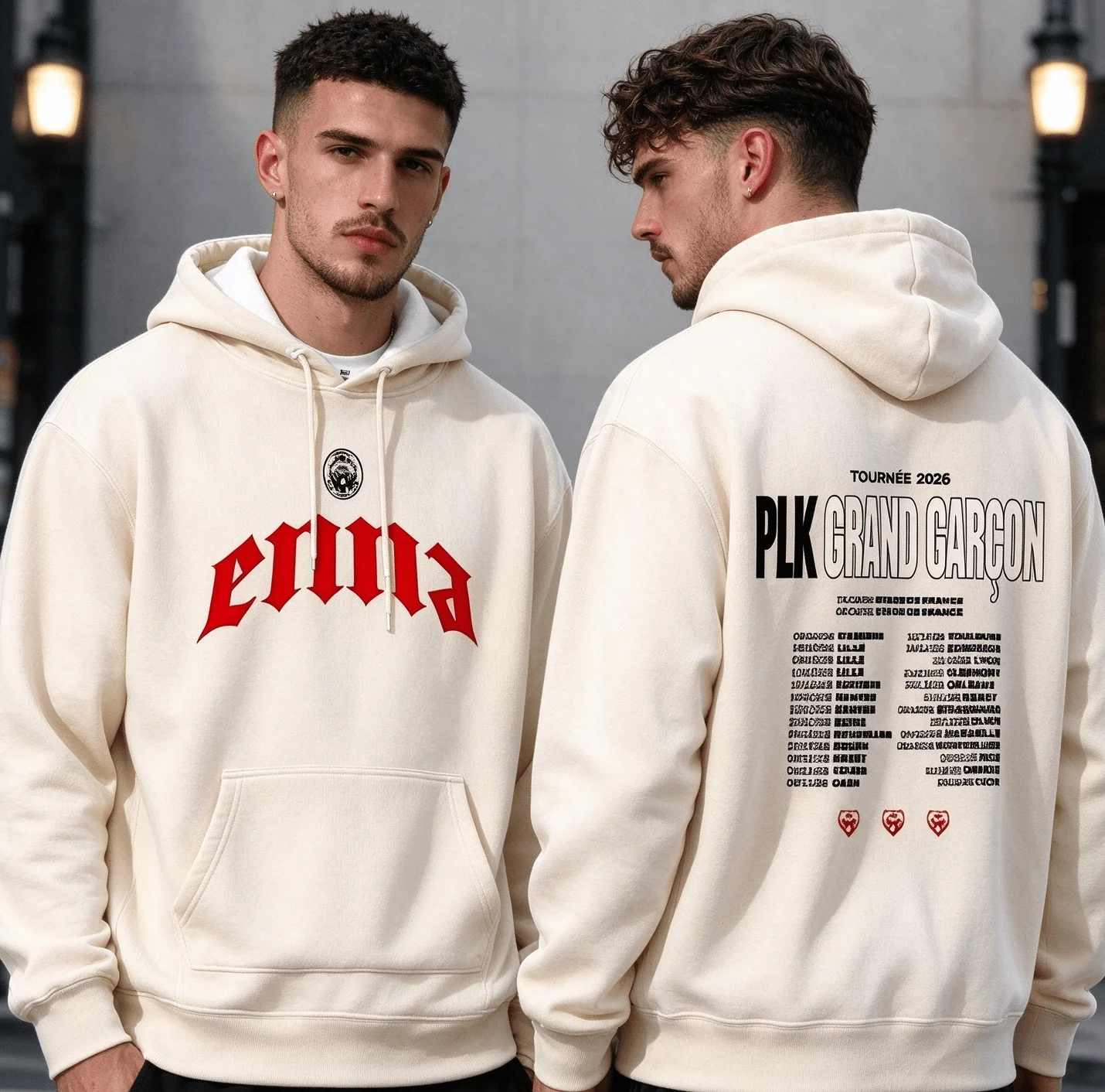 Rapper PLK Grand Garcon 2026 Tour Merch Hoodies Men Women Clothing Fashion Hip Hop Pullovers Long Sleeves Sweatshirts Streetwear