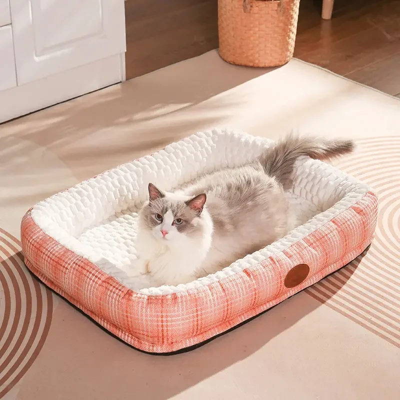 

Comfort Pet Beds Cat's Cushion House Sofas Mattress Living Room Washable Pet Household Cat Furnitures Supplies Accessories